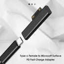 USB CFemale PD Fast Charging Power Adapter Converter ukhot For Microsoft A4I9
