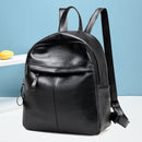 Fashion Leather Women Backpack Shoulder Bag for Teenager Girls Student Daypack