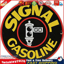 Round Metal Tin Sign Plaque Wall Letters Posters Iron Painting for Bar (2) Newly