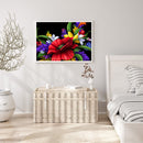 5D DIY Flowers Full Round Drill Diamond Painting Rhinestone Drawing Craft Art