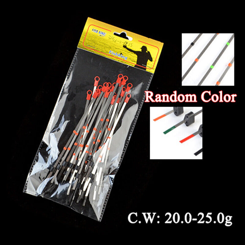 20pcs Ice Fishing Top Winter Fishing Soft Rod Fishing Tackle (1.0-4.0g) Newly