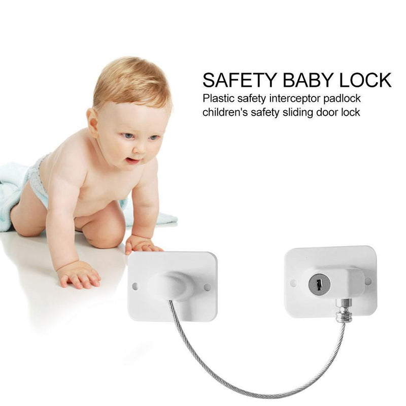 Baby Child Safety Locks Plastic Safe Window Restrictor Infant Security Lock
