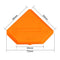 4pcs Smoothing Spatula Sealant Remover Caulking Scraper Grout Kit (Orange)