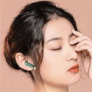 H01 Business Bluetooth-compatible Earphone Single Wireless Earphone (Green)