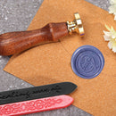 Alphabet Letters Wax Sealing Stamp Head Round Copper Stamps Craft Decor (Q)