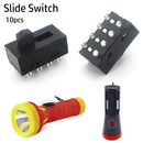 3 Position 8 Pin Professional 250V 3A Slide Switch DIP Switch Toggle Switch