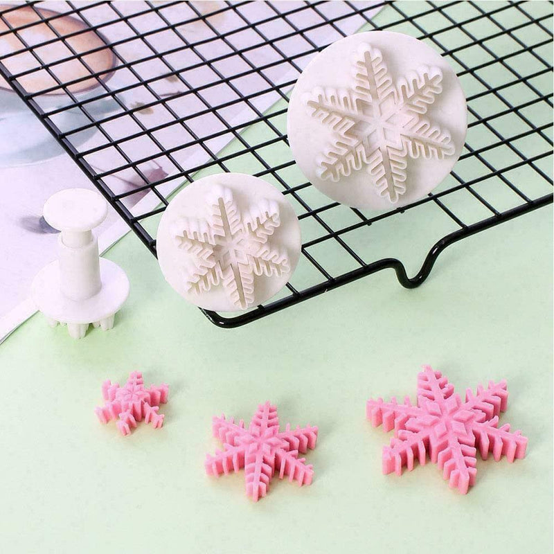 Flower Leaf Fondant Cake Cutter Plunger Cookie Decorating Mould Z2H9