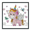 14CT Stamped Cotton Thread Cross Stitch Kits Cartoon Home Decor Art Embroidery