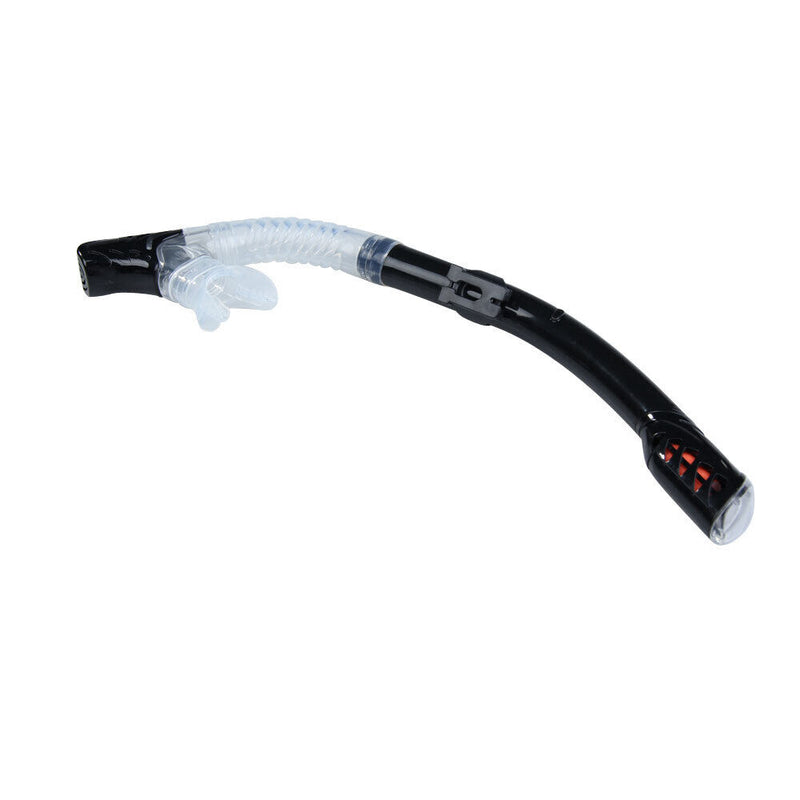 Swimming Diving Breathing Tube Snorkeling Silicon Pipe Underwater Black  Newly