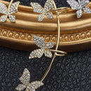 Jewelry Women Men Non Piercing Rhinestones Ear Cuff Tragus Earrings Ear Wrap