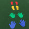 Hands Feet Floor Game Kids Jump Play Mat Sensory Sport Toys (8 Pairs)