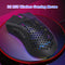 D2 2.4GHz RGB Wireless Gaming Mouse Rechargeable Hollow PC Mice (Black)