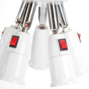 E27 Adjustable Lamp Holder LED Bulb Socket Base Adapter Converter (5-head) Newly