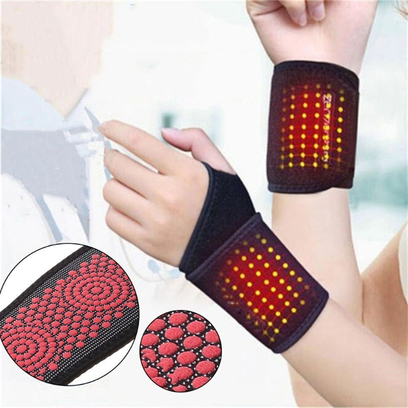 Wrap Wristband Belt Wrist Support Magnetic Therapy Self-Heating Hand Warmer