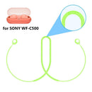 Anti Lost Silicone Earphone Strap for SONY WF-C500 Cord (Fluorescent Green)