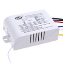 Wireless ON/OFF 3 Ways 220V Lamp Remote Control Switch Receiver Transmitter