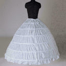 6Hoop Underskirt Ball Gown Long Skirts Petticoat Slips For Wedding. V0Z1