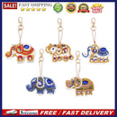 5pcs DIY Full Drill Special Shaped Diamond Painting Elephant Keychain Penda