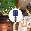 E14 Light Bulb 3W 220V Colorful LED Decorative Light Fridge Lamp (Blue) Newly