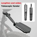 2pcs Mountain Road Bike Mudguard Wings Telescopic Front Rear Fenders Black