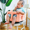 Baby Seat Sofa Support Cover Plush Chair Feeding Seat Skin No Filler (A) Newly