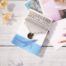 17 Keys Kalimba Spruce Wood Thumb Finger Piano Musical Instrument for Chilren