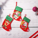 3pcs Christmas Stockings Hanging Pendants DIY Diamond Painting Kit (WZ002)