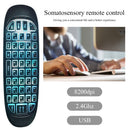 C120 2.4GHz Wireless Air Mouse Remote with Gyro for TV Box (with Light)