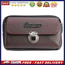 Fashion PU Leather Purse Men Litchi Pattern Small Clutch Card Wallet Belt Bag