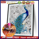 5D Diamond Embroidery Painting DIY Peacock  Stitch Craft Kit Cross Right