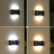 2 Packs Solar Light Garden Decor Solar Lamp Outdoor for Home(Square White L