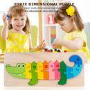 Large Cartoon Animal Buckle Three-Dimensional Puzzle Children Building Bloc