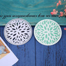 AVZYARDY 1 Set Circular Metal Punching Stencils for Cardmaking, Template