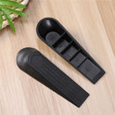 5PCS Holder Home Black Safe Door Stopper Plastic Non-Slip Block Wedges