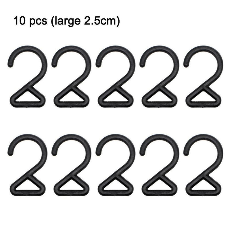 40x Z-Shaped Hanging Hook Pot Pan Holder for Outdoor Camping Picnic (2.5cm)