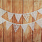 1* White Cotton Lace Flag Banner Bunting Pennant For Wedding Deco Birthday C8N3