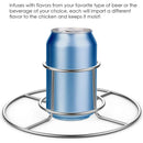 Chicken Grill Stand Stainless Steel BBQ Roasting Holder Beer Can Chicken Rack
