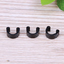 10pcs Bike Bicycle C-Clips Buckle Hose Brake Gear Cable Housing Guide(Black