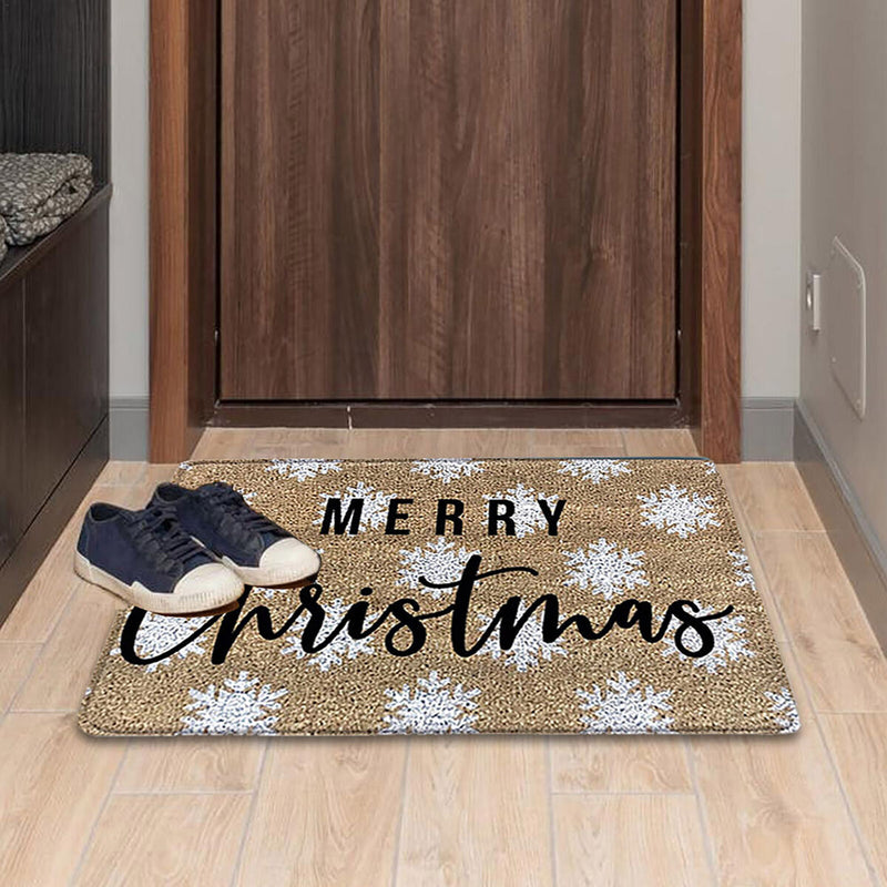 Christmas Floor Mat Tree Letter Non Slip Entrance Carpet (PJ210815-A005)