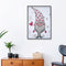 5D Diamond Painting DIY Rhinestone Special Shaped Love Heart Gnome Pictures Kit