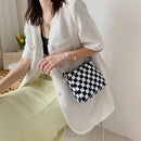 Fashion Women Printing Crossbody Shoulder Bag Casual Small Handbags (Plaid)