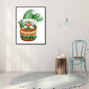 5D Diamond Painting Kit DIY Green Gnome Full Round Drill Mosaic Home Decorati