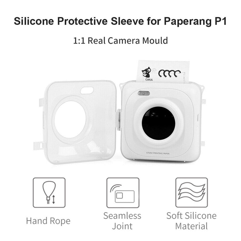 Protective Cover Carrying Bag for Paperang P1 Thermal Photo Printer (Clear)