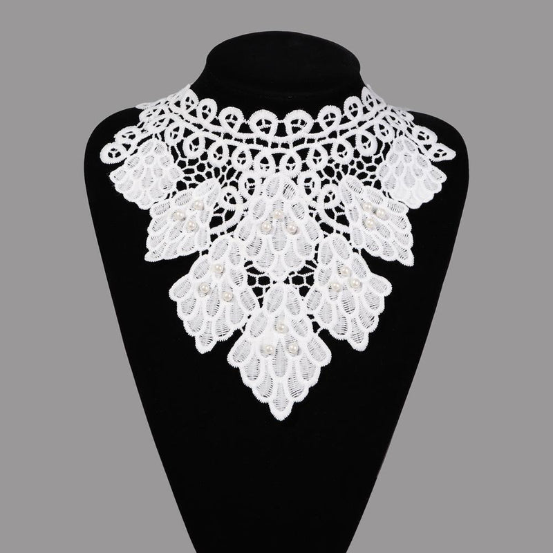 Embroidered Lace Lace Fabric Applique Embroidery Collar Neckline Accessories