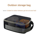 Thickened Outdoor Camping Picnic Cutlery Stove Organizer Gas Canister Holder Bag