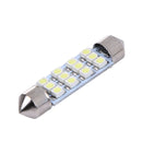 10pcs/Lot 41mm White 3528 12 SMD LED Car Interior Ceiling Lamp Ceiling Leuc