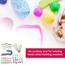 53pcs Knitting Kit Needle Clip Hook Art Craft Markers Cross Stitch Tools