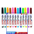 Magical Water Painting Pen Erasable Drawing Whiteboard Floating Pen (12pcs)
