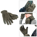 3pcs/Set Outdoor Cycling Scarf Hat Gloves Winter Thickened Fleece Neck Warmer
