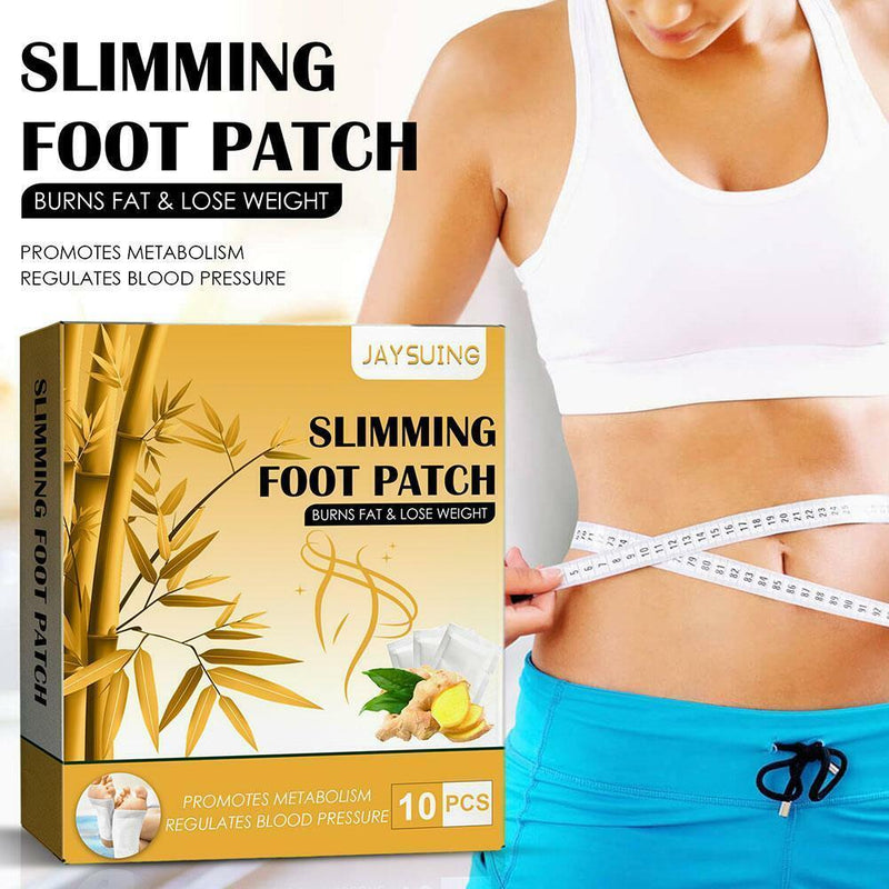 10Pcs Foot Patch Anti Swelling Ginger Body Care Patch Dredge Meridians Body Care